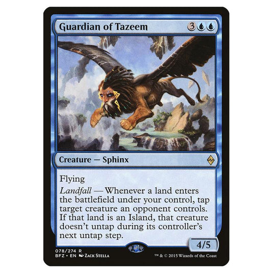 Magic The Gathering - Battle For Zendikar - Guardian Of Tazeem - 78/274 (Foil)
