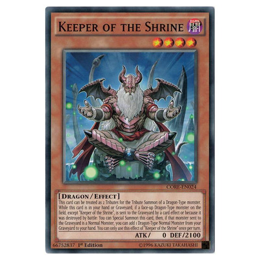 Yu-Gi-Oh! - Clash of Rebellions - Keeper of the Shrine (Common) CORE-EN024