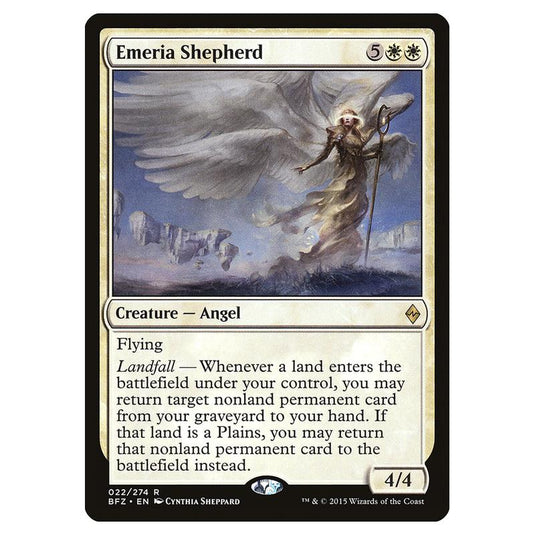 Magic The Gathering - Battle For Zendikar - Emeria Shepherd - 22/274 (Foil)
