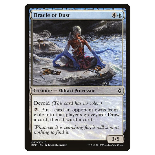 Magic The Gathering - Battle For Zendikar - Oracle Of Dust - 63/274