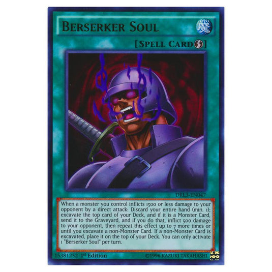 Yu-Gi-Oh! - Dragons of Legend - Unleashed - Berserker Soul (Ultra Rare) DRL3-EN047