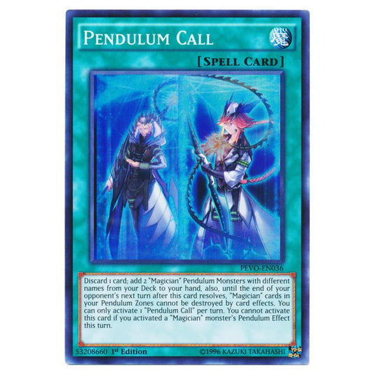 Yu-Gi-Oh! - Pendulum Evolution - Pendulum Call (Super Rare) PEVO-EN036