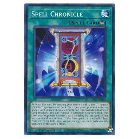Yu-Gi-Oh! - Structure Deck - Sacred Beasts - Spell Chronicle (Common) SDSA-EN023