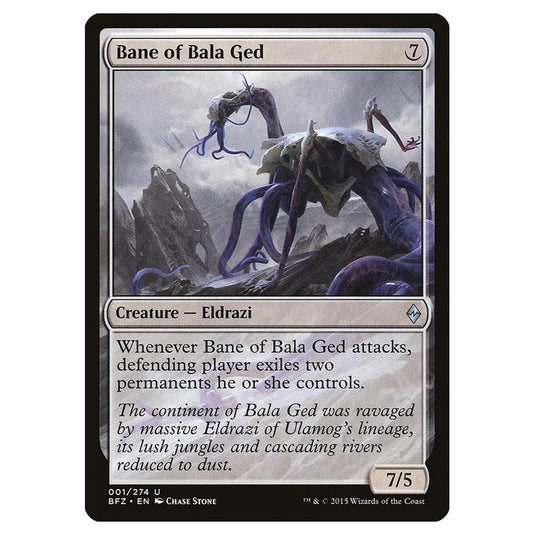 Magic The Gathering - Battle For Zendikar - Bane Of Bala Ged - 1/274 (Foil)