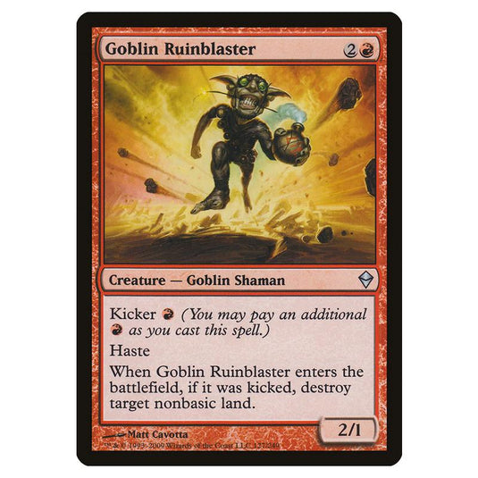 Magic The Gathering - Zendikar - Goblin Ruinblaster - 127/249 (Foil)