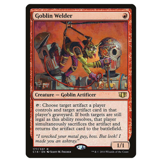 Magic The Gathering - Commander 2014 - Goblin Welder - 177