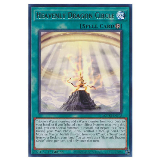 Yu-Gi-Oh! - Maze of the Master - Heavenly Dragon Circle (Rare) MZTM-EN102
