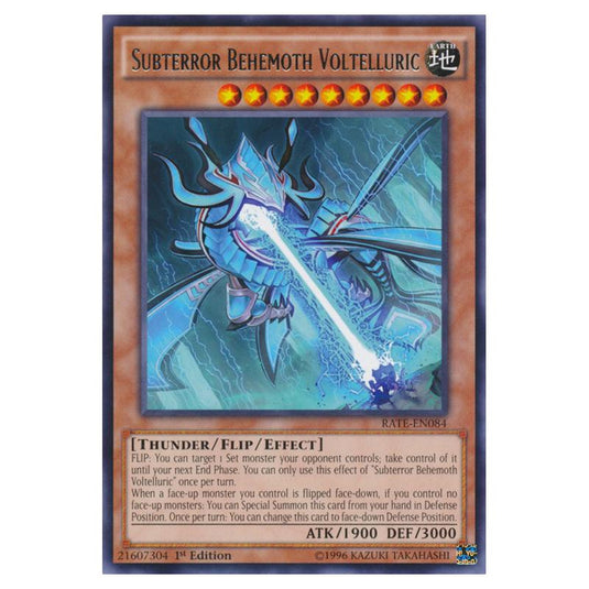 Yu-Gi-Oh! - Raging Tempest - Subterror Behemoth Voltelluric (Rare) RATE-EN084
