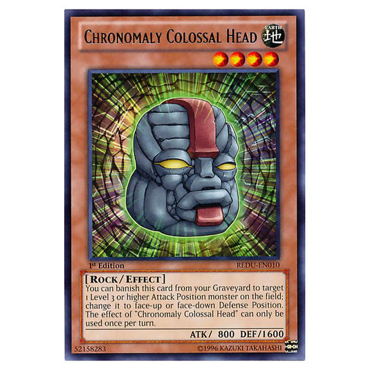 Yu-Gi-Oh! - Return of the Duelist - Chronomaly Colossal Head (Rare) REDU-EN010