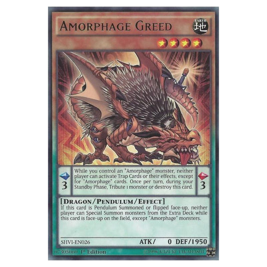 Yu-Gi-Oh! - Shining Victories - Amorphage Greed (Rare) SHVI-EN026