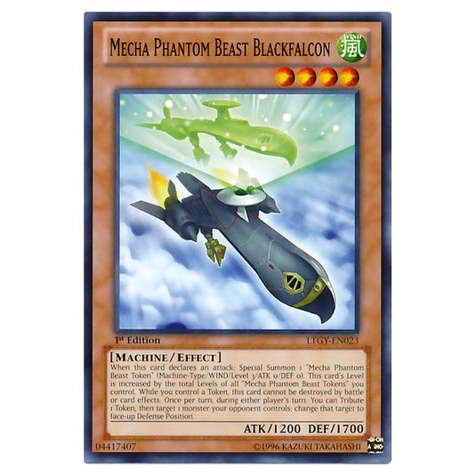 Yu-Gi-Oh! - Lord of the Tachyon Galaxy - Mecha Phantom Beast Blackfalcon (Common) LTGY-EN023
