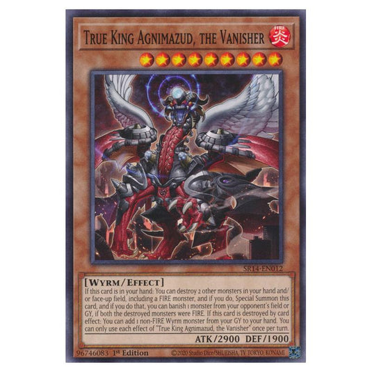 Yu-Gi-Oh! - Structure Deck - Fire Kings - True King Agnimazud, the Vanisher (Common) SR14-EN012