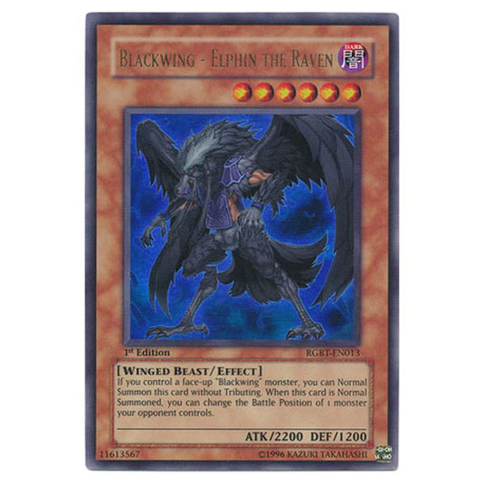 Yu-Gi-Oh! - Raging Battle - Blackwing - Elphin the Raven (Ultra Rare) RGBT-EN013