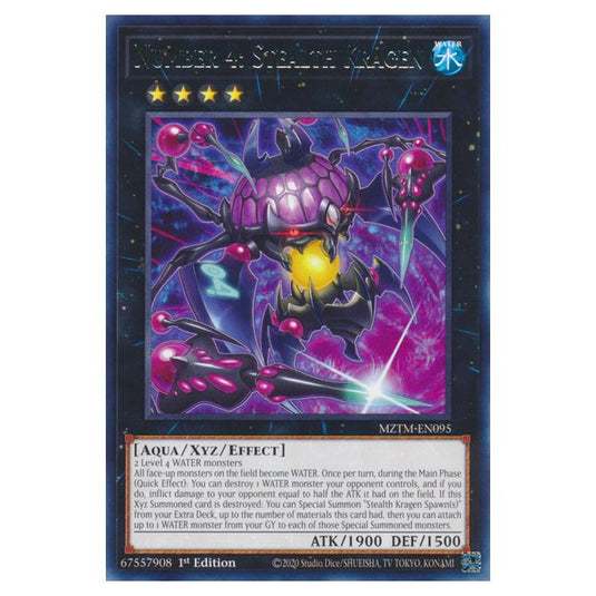Yu-Gi-Oh! - Maze of the Master - Number 4: Stealth Kragen (Rare) MZTM-EN095