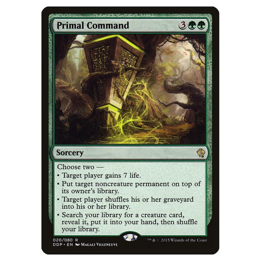 Magic the Gathering - Duel Decks: Zendikar vs. Eldrazi - Primal Command - 20