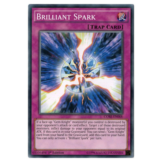 Yu-Gi-Oh! - Clash of Rebellions - Brilliant Spark (Common) CORE-EN068