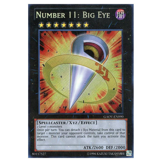 Yu-Gi-Oh! - Galactic Overlord - Number 11: Big Eye (Secret Rare) GAOV-EN090