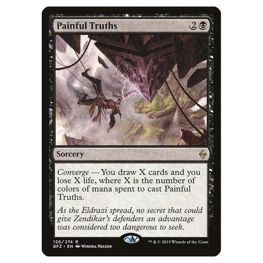 Magic The Gathering - Battle For Zendikar - Painful Truths - 120/274 (Foil)