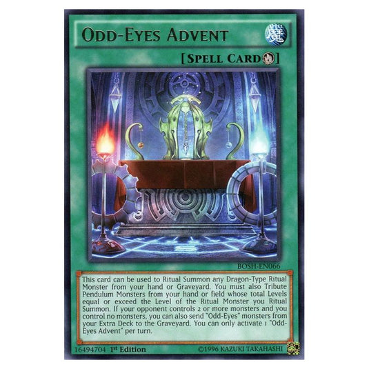 Yu-Gi-Oh! - Breakers of Shadow - Odd-Eyes Advent (Rare) BOSH-EN066