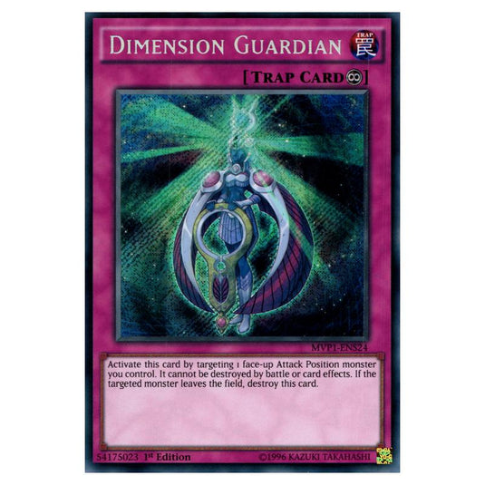 Yu-Gi-Oh! - Yu-Gi-Oh! The Dark Side of Dimensions Movie Pack Secret Edition - Dimension Guardian (Secret Rare) MVP1-ENS24