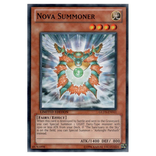 Yu-Gi-Oh! - Gold Series 3 - Nova Summoner (Common) GLD3-EN011