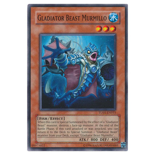 Yu-Gi-Oh! - Turbo Pack - Booster One - Gladiator Beast Murmillo (Common) TU01-EN015