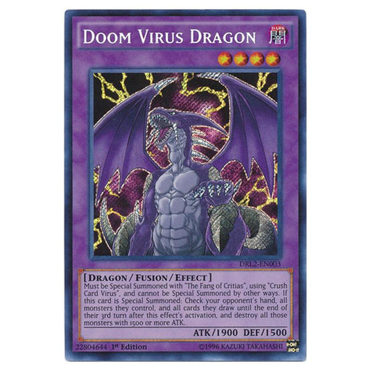 Yu-Gi-Oh! - Dragons of Legend 2 - Doom Virus Dragon (Secret Rare) DRL2-EN003