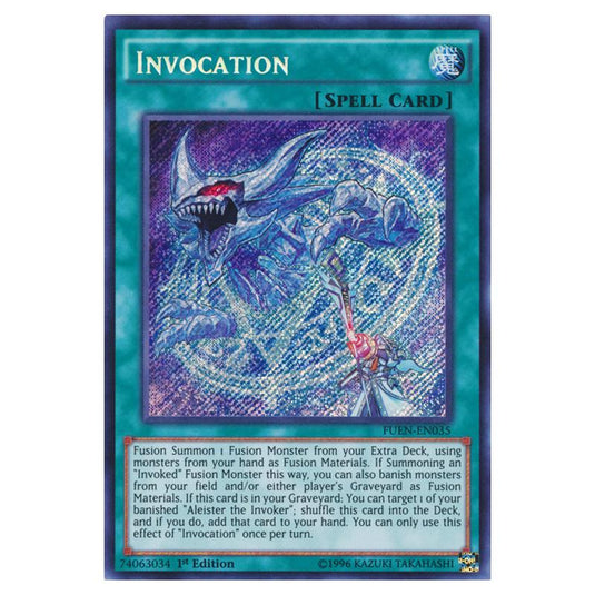 Yu-Gi-Oh! - Fusion Enforcers - Invocation (Secret Rare) FUEN-EN035