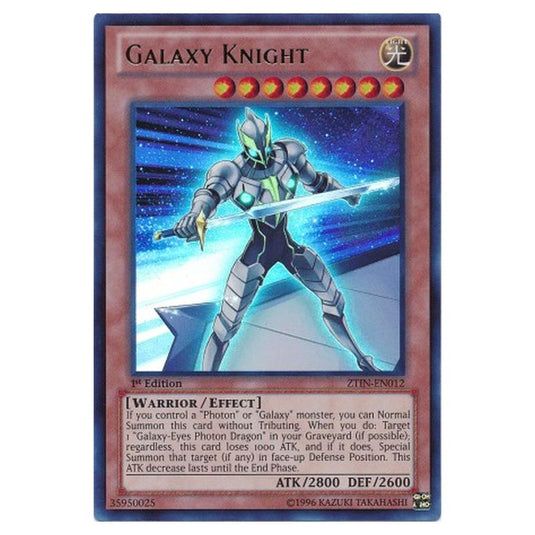 Yu-Gi-Oh! - Zexal Collection Tin - Galaxy Knight (Ultra Rare) ZTIN-EN012