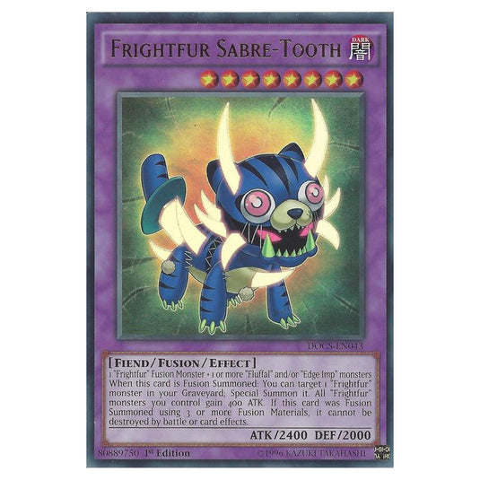 Yu-Gi-Oh! - Dimension of Chaos - Frightfur Sabre-Tooth (Ultra Rare) DOCS-EN043