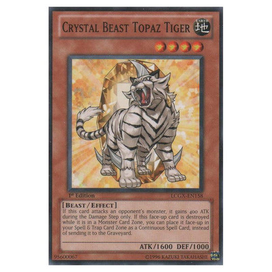 Yu-Gi-Oh! - Legendary Collection 2 - The Duel Academy Years Mega Pack - Crystal Beast Topaz Tiger (Common) LCGX-EN158