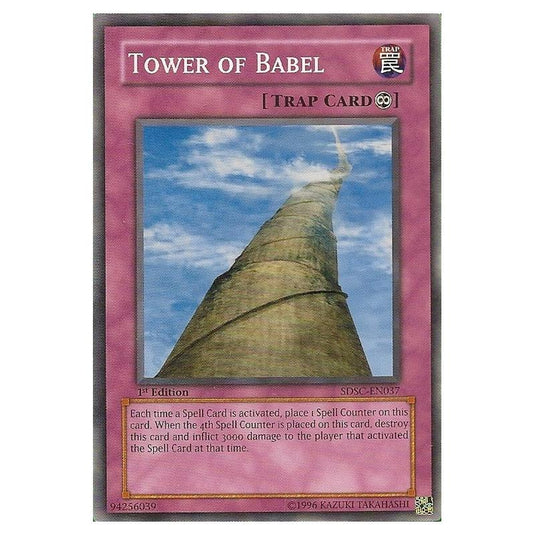 Yu-Gi-Oh! - Spellcaster's Command Structure Deck - Tower of Babel (Common) SDSC-EN037