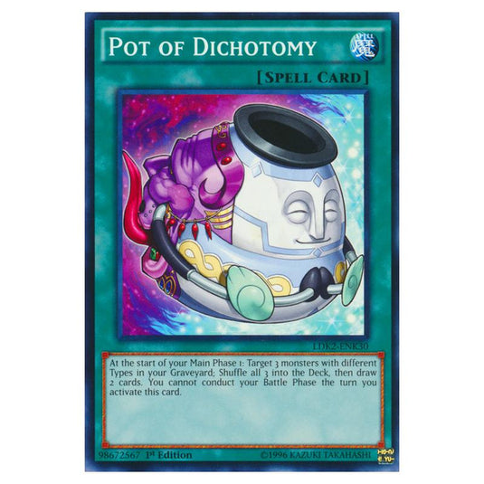 Yu-Gi-Oh! - Legendary Decks II - Pot of Dichotomy (Common) LDK2-ENK30