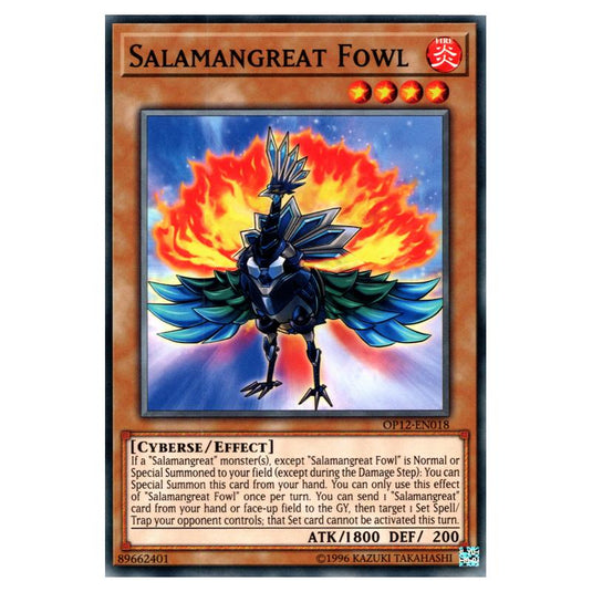 Yu-Gi-Oh! - OTS Tournament Pack 12 - Salamangreat Fowl (Common) OP12-EN018