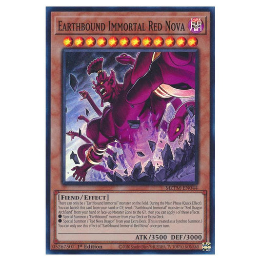 Yu-Gi-Oh! - Maze of the Master - Earthbound Immortal Red Nova (Super Rare) MZTM-EN044