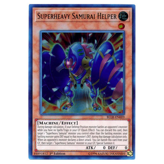 Yu-Gi-Oh! - Battles of Legend - Light's Revenge - Superheavy Samurai Helper (Ultra Rare) BLLR-EN009