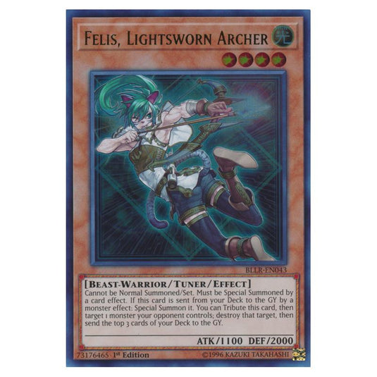 Yu-Gi-Oh! - Battles of Legend - Light's Revenge - Felis, Lightsworn Archer (Ultra Rare) BLLR-EN043