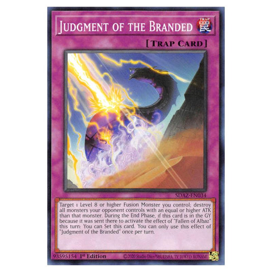 Yu-Gi-Oh! - Structure Deck - Albaz Strike - Judgment of the Branded (Common) SDAZ-EN034