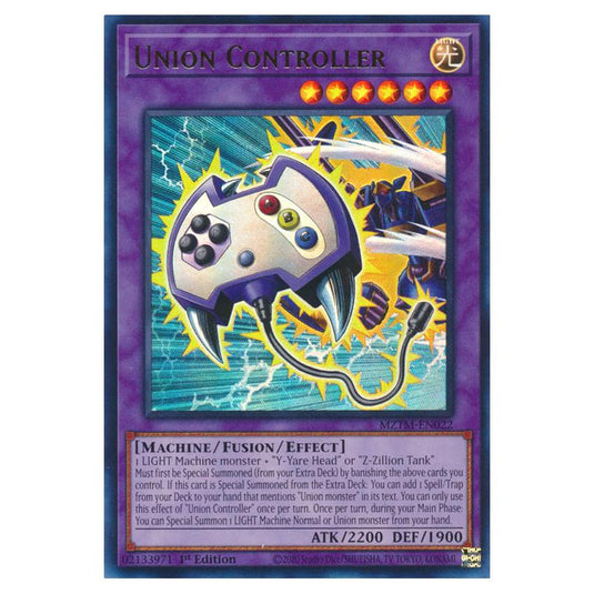 Yu-Gi-Oh! - Maze of the Master - Union Controller (Ultra Rare) MZTM-EN022