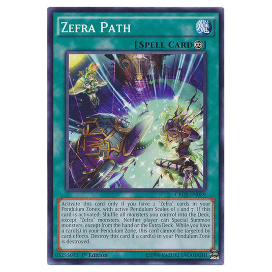 Yu-Gi-Oh! - Crossed Souls - Zefra Path (Common) CROS-EN059