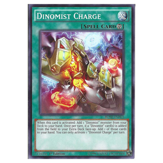 Yu-Gi-Oh! - Breakers of Shadow - Dinomist Charge (Common) BOSH-EN063