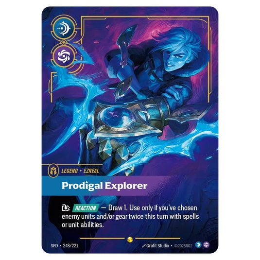 Riftbound: League of Legends TCG - Spiritforged - Ezreal - Prodigal Explorer - 248/221
