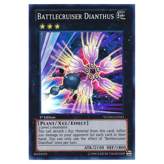 Yu-Gi-Oh! - Number Hunters - Battlecruiser Dianthus (Super Rare) NUMH-EN043