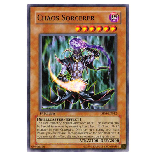 Yu-Gi-Oh! - Structure Deck - Spellcaster's Judgment - Chaos Sorcerer (Common) SD6-EN012