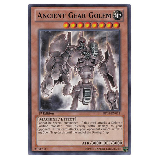 Yu-Gi-Oh! - Battle Pack - Epic Dawn - Ancient Gear Golem (Rare) BP01-EN011