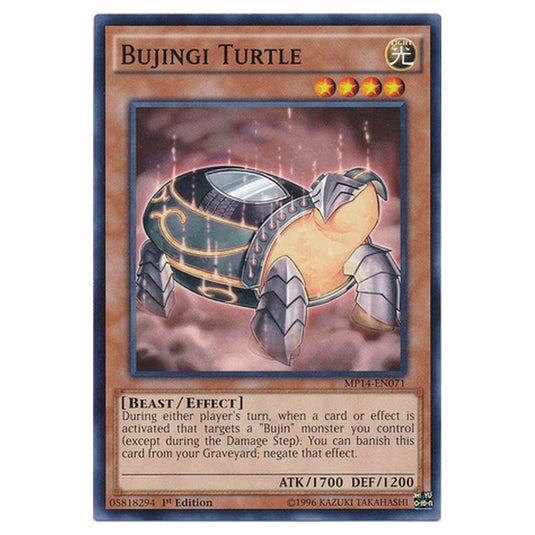 Yu-Gi-Oh! - 2014 Mega-Tin Mega Pack - Bujingi Turtle (Common) MP14-EN071