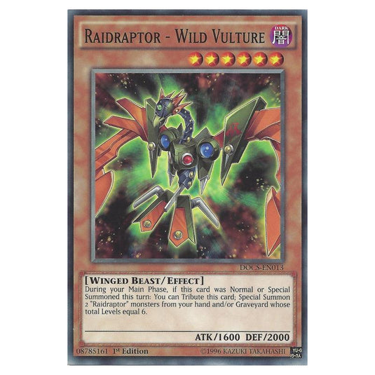 Yu-Gi-Oh! - Dimension of Chaos - Raidraptor - Wild Vulture (Common) DOCS-EN013