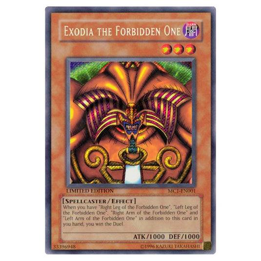 Yu-Gi-Oh! - Master Collection Volume 1 - Exodia the Forbidden One (Secret Rare) MC1-EN001