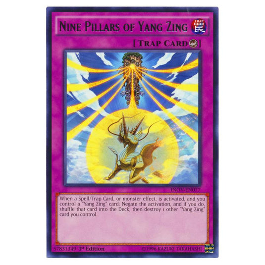 Yu-Gi-Oh! - Invasion - Vengeance - Nine Pillars of Yang Zing (Rare) INOV-EN077