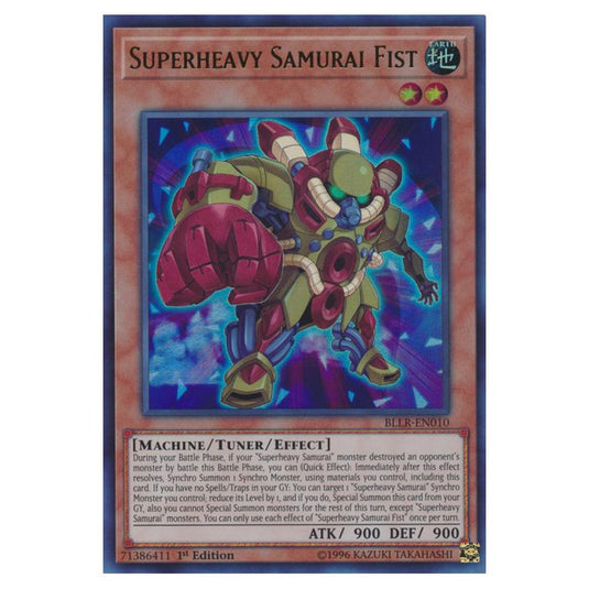 Yu-Gi-Oh! - Battles of Legend - Light's Revenge - Superheavy Samurai Fist (Ultra Rare) BLLR-EN010